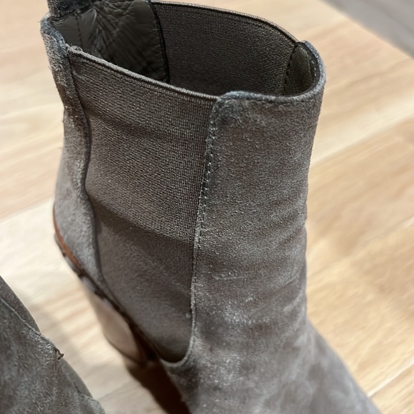 Authentic Chanel size 36.5 suede booties - Picture 11 of 12